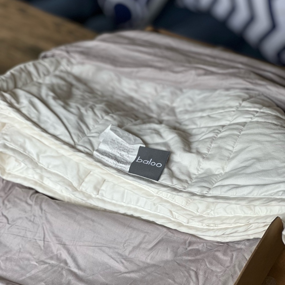 White Baloo Weighted Blanket